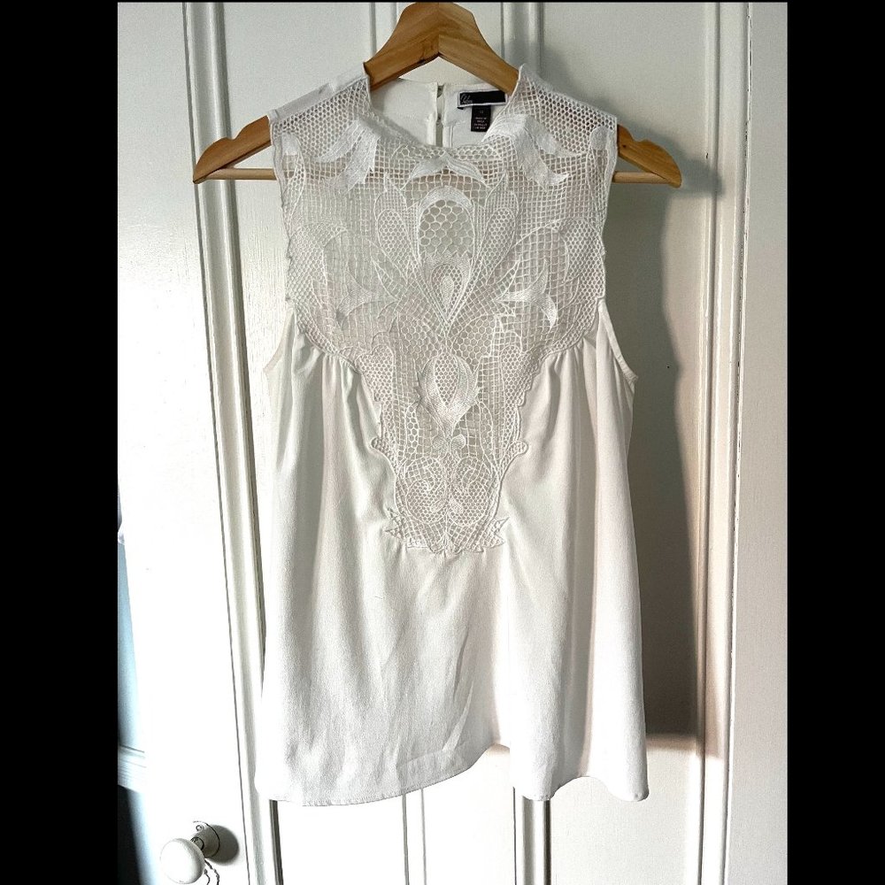 Chelsea28 Lace Yoke Tank
